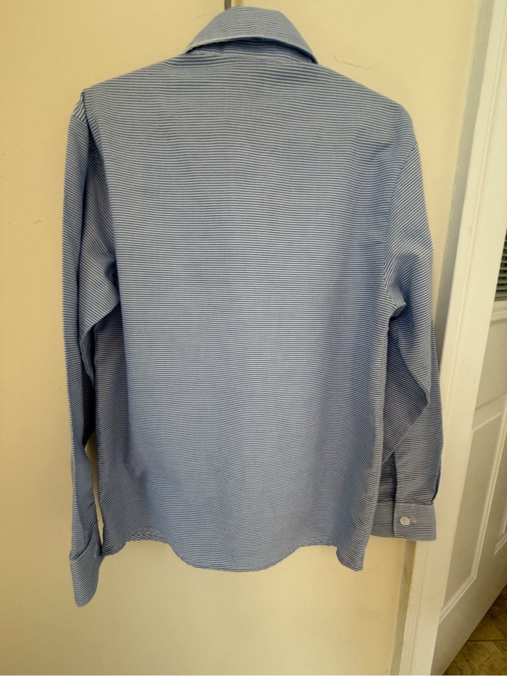 Izod Light Blue Micro-Stripe Dress Shirt - Picture 4 of 6
